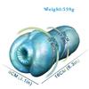 Masturbation Cup Bizarre Shapes Sex Toys For Men Simulated Animal Wolf Vagina 560g 16cm Blue Liquid Silicone Sex Dolls
