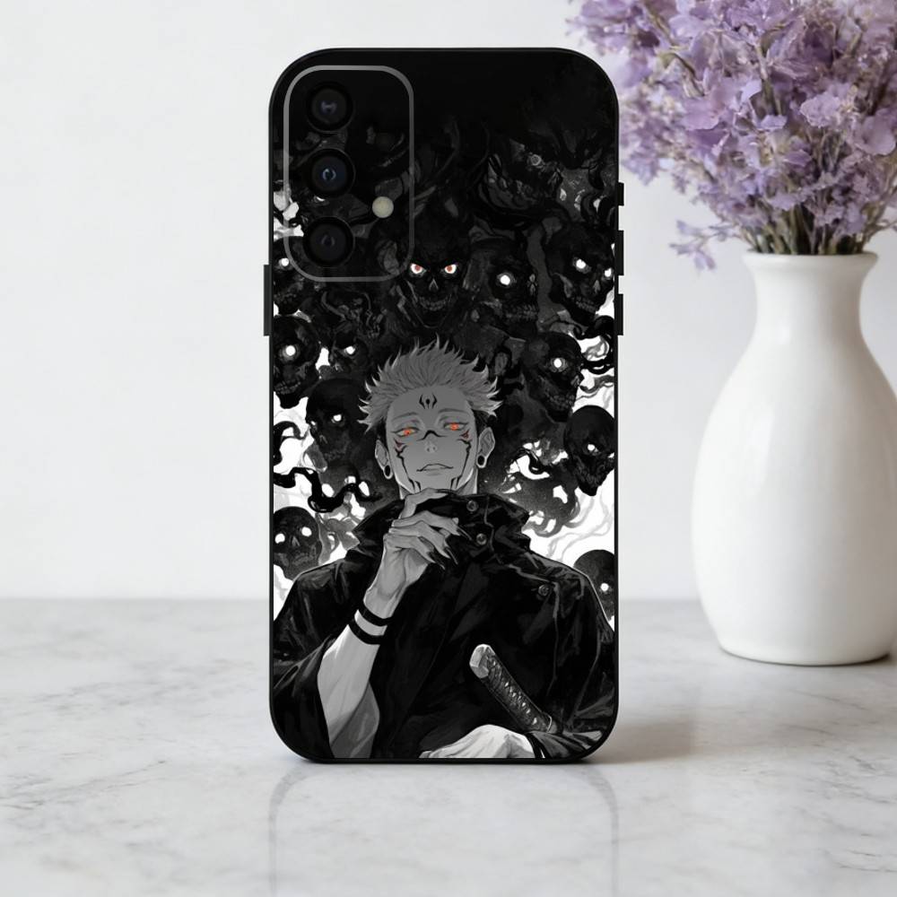R-Ryomen S-Sukuna J-J-Jujutsu K-Kaisen-N Phone Case For Samsung Galaxy A73,A72,A71,A70,A53,A52,A51,Soft Silicone Black Cover