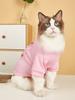 Pet Cloth Dog T-shirt with Sweet and Cute Pink T-shirt Clothes for Doggy Dog Cat Cool Apparel Costume for Summer