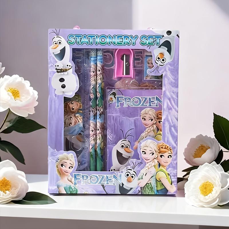 Disney Stationery Gift Set 6-Piece Creative Writing Set with Pencil, Ruler and Notebook | Holiday Party Favors and Gift Options