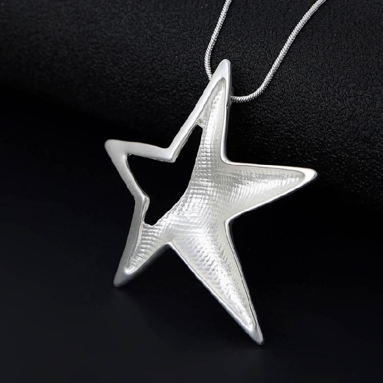 Five-pointed Star Pendant Necklace Punk Clothes Sweater Neck Chain Trend Jewelry