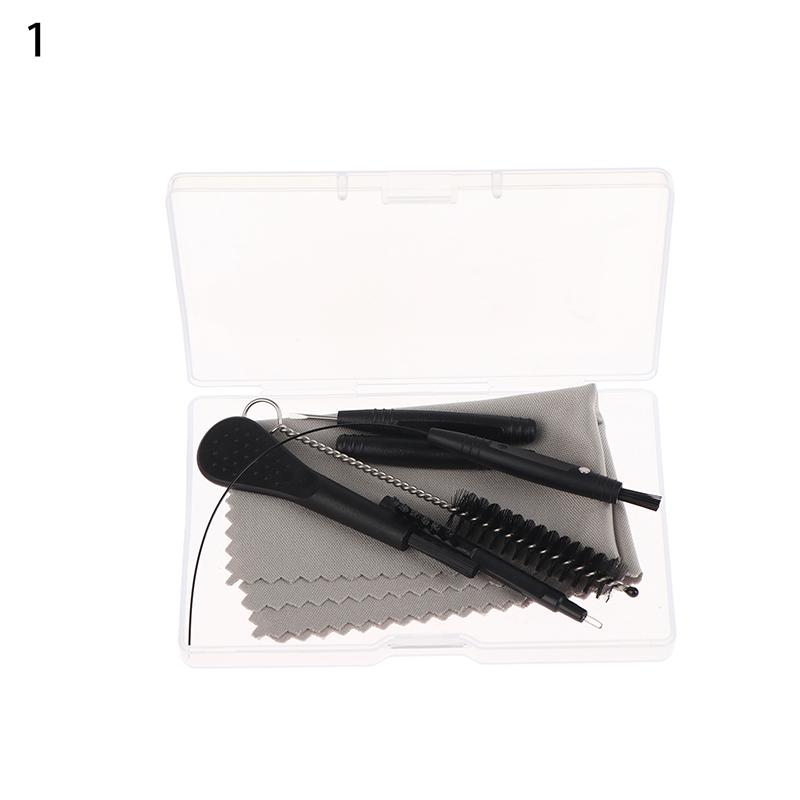 1 Set Hearing Aid Cleaning Tool Hearing Aids Cleaning Kit Brush Vent Cleaner Cleaning Wire With Magnet And Wax Loop Cleaning Set