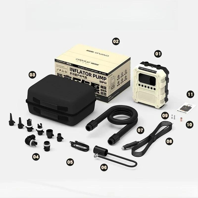 

Wireless Car Air Compressor Air Pump Electric Tire Inflator Pump for Motorcycle Bicycle Boat AUTO Tyre Balls Inflatable Pump хакі