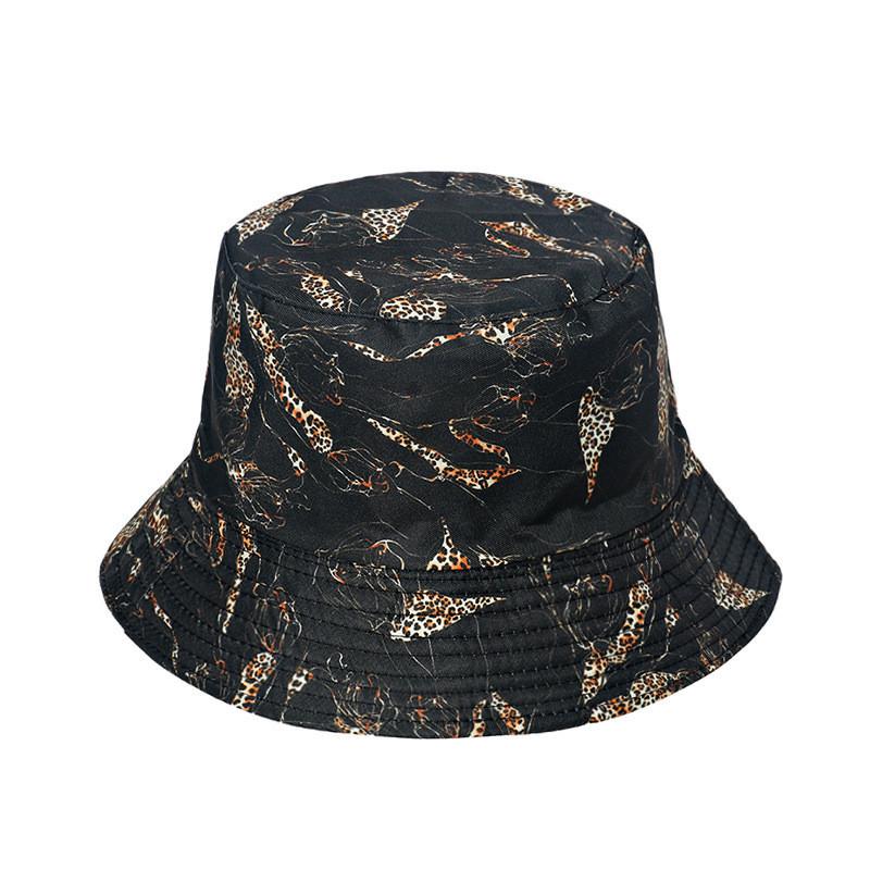 Unisex Flower Smiley Face Print Fisherman Cap Sun Hat New Summer Style