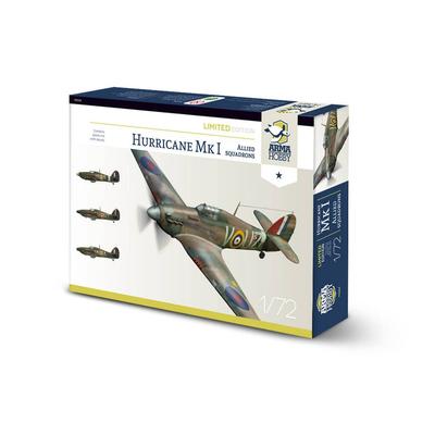 Arma Hobby Scale Royal Air Force Hawker Hurricane Allied Squadron Limited Edition Plastic Model Kit ADL70024 1/72 Mk.1
