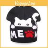 Animal Cat Pattern Knit Cap For Outdoor Activities In Autumn And Winter Fashion