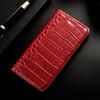 For Apple IPhone 7 8 X XS XR 11 12 13 14 15 16 16E Pro Plus Max Case Crocodile Genuine Leather Flip Wallet Cover Cases