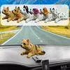Car Doll Husky Beagle St Bernard Shepherd Shake Head Auto Interior Accessories Cute Gifts Dog Decoration Creative C7E2