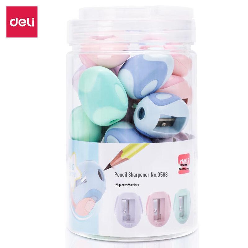 Deli Colorful Manual Pencil Sharpener
