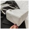 Trendy 2025 Argyle Embroidered Korean-Style Large Capacity Crossbody Handheld Bag