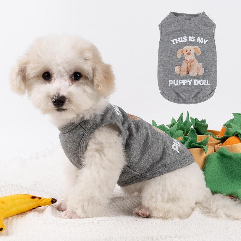 

Teddy Dog & Cat Pure Cotton Vest 2025 - Small Pet Belly Wrap L (Chest 47cm, Back 34cm) for 3.6-5 kg
