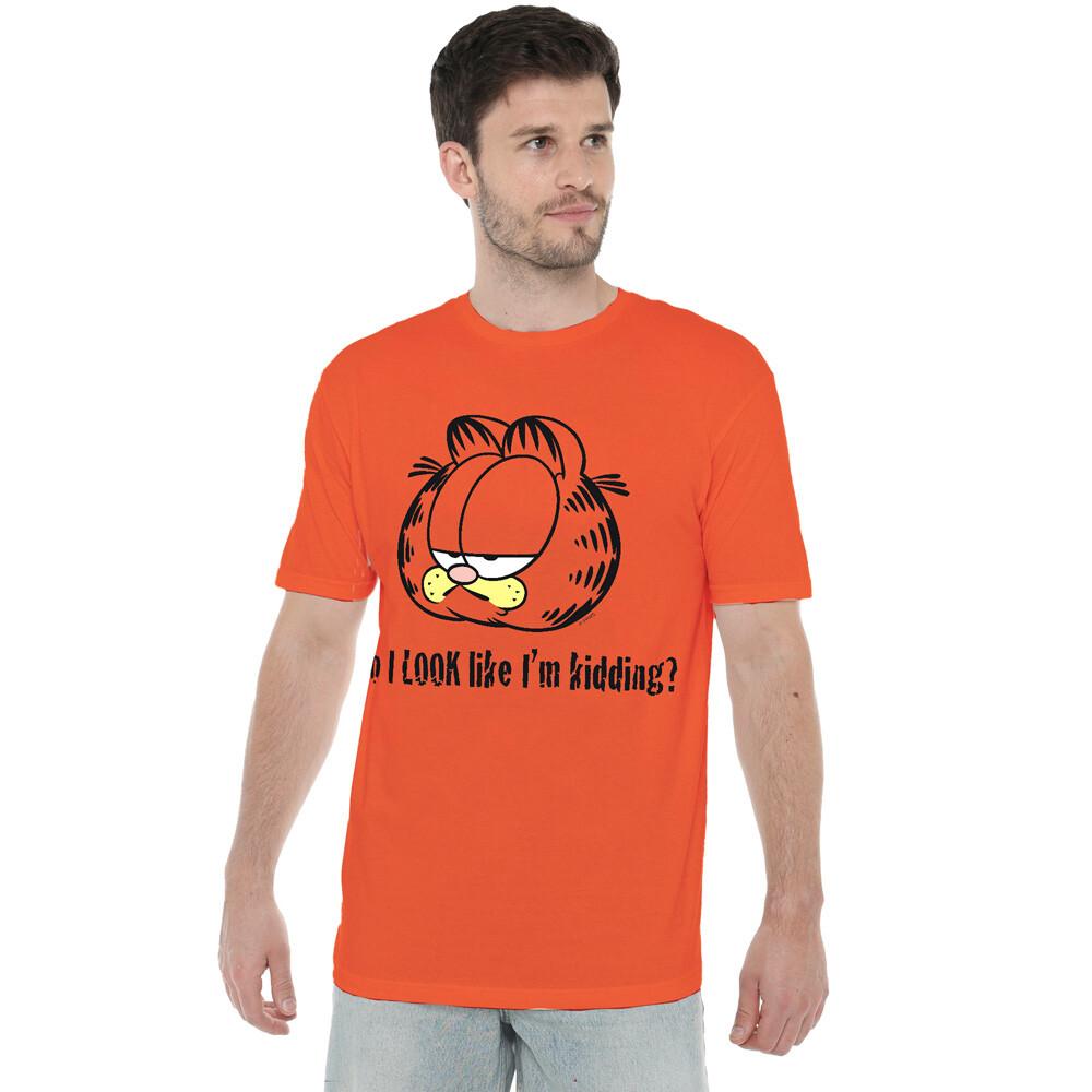 Garfield Do I Look Like Im Kidding T-Shirt S-4XL Orange S