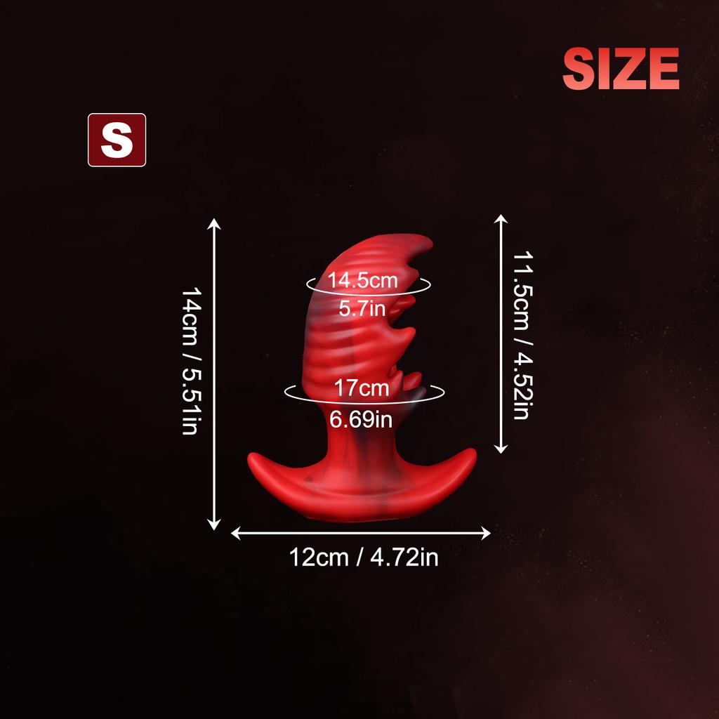 Wearable Huge ButtPlug Large Anal Plug G Spot Prostate Stimulation  Massage Anal Dilator Glitter Adult Sex Toys for Women & Men
