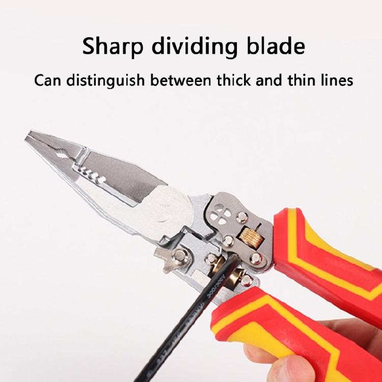 Wire Stripper Tool Multifunction Wire Strippers Electrical 8 in 1 Wire Cutter Wire Crimper Adjustable Wire Stripping