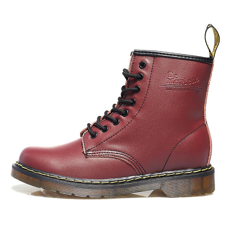 Martin boots retro pracovní boty 8-dílné motorkářské boty pánská obuv vysoké hnědá kůže neformální 1460