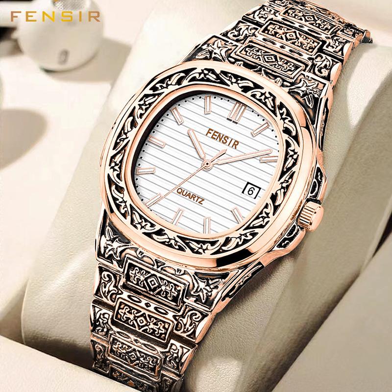 Luxus Herren Armbanduhr Leuchtend Wasserdicht Datum Herrenuhr Edelstahl Herren Quarzuhren Lässige Herrenuhr