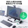 Sanwa Direct USB Hub with Individual USB and AC Adapter 10-Port Self-Powered Switches, 3.2/5Gbps, (400-HUBA23GM)