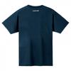 MONTBELL Japanese Crew Neck Monogram Print Pullover Drop Shoulder Quick Dry Short Sleeve T-Shirt Unisex Navy Blue