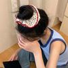 Kawaii Plaid Scrunchies Women Girls Child Cute Elastic Hair Rubber Bands Accessories Tie Hair Ring Rope Headdress Ornament