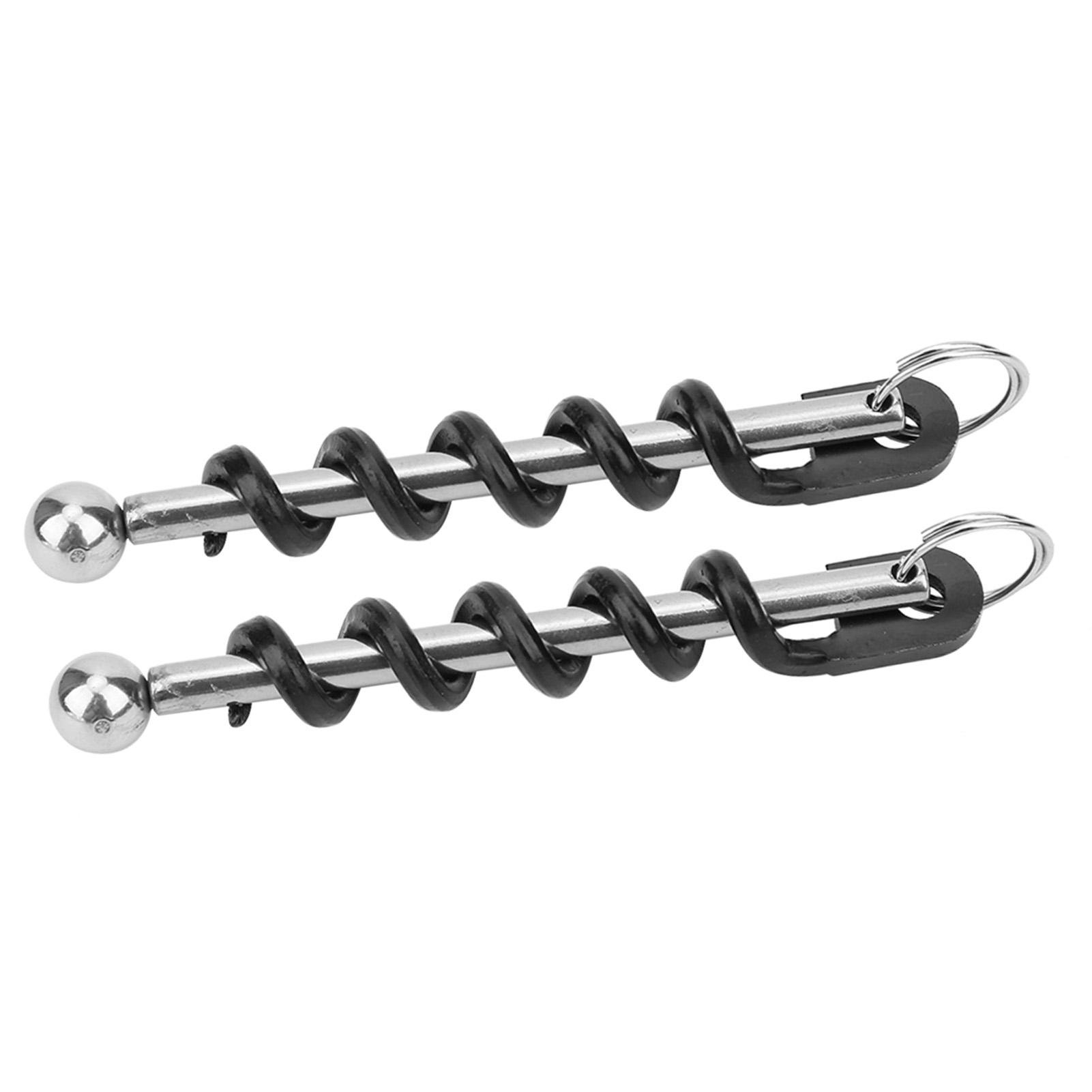 Sleutelhanger Kurkentrekker, 2 Stuks Zwart Draagbare Roestvrij Staal Openers Kurkentrekker Keukenaccessoires Ain Staal Wijn Bier Fles