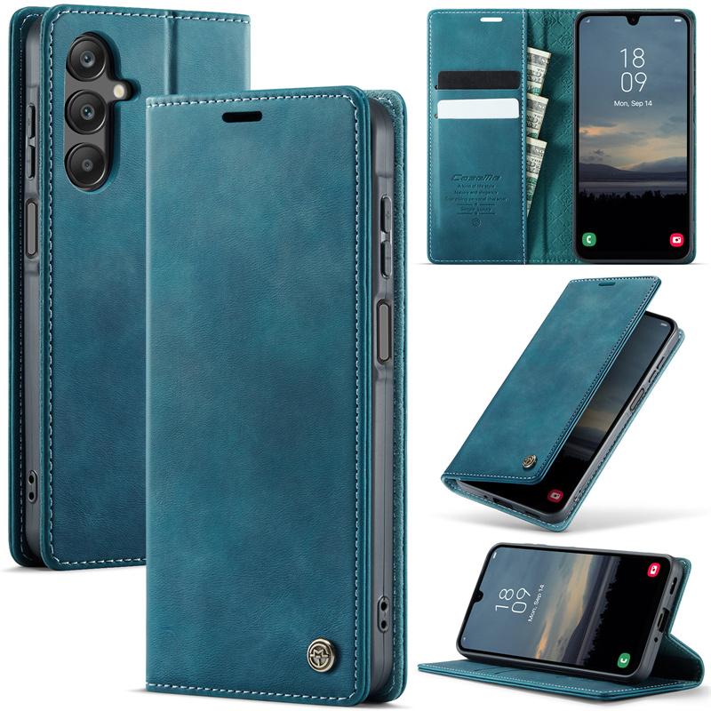 Magnetic Flip Leather Phone Case For Samsung Galaxy S26 S25 FE S24 S23 Plus S22 S21 S20 Ultra A57 A17 A56 A36 A16 A55 A35 A15 A54 A34 A14 Wallet Cover