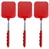 1 Pc Stainless Steel  Telescopic Extendable Plastic Fly Swatter Prevent Pest Mosquito Tools  Random Color