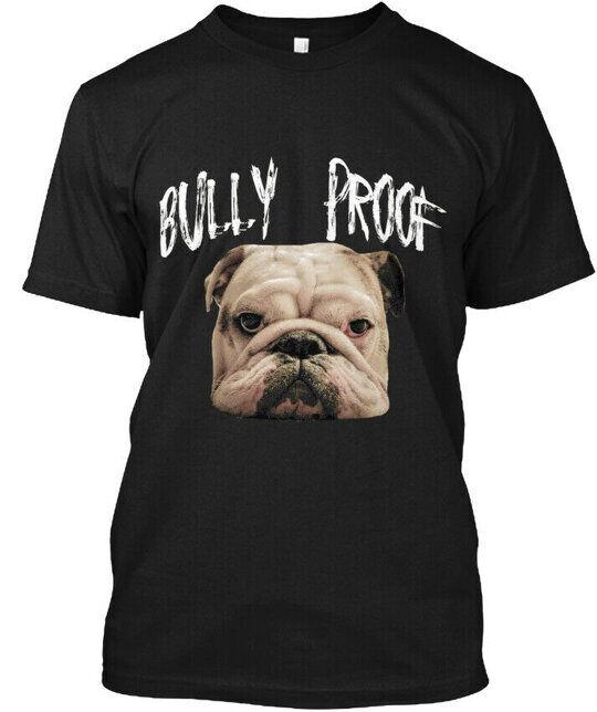 

Футболка унисекс с изображением английского бульдога Bully Proof T S