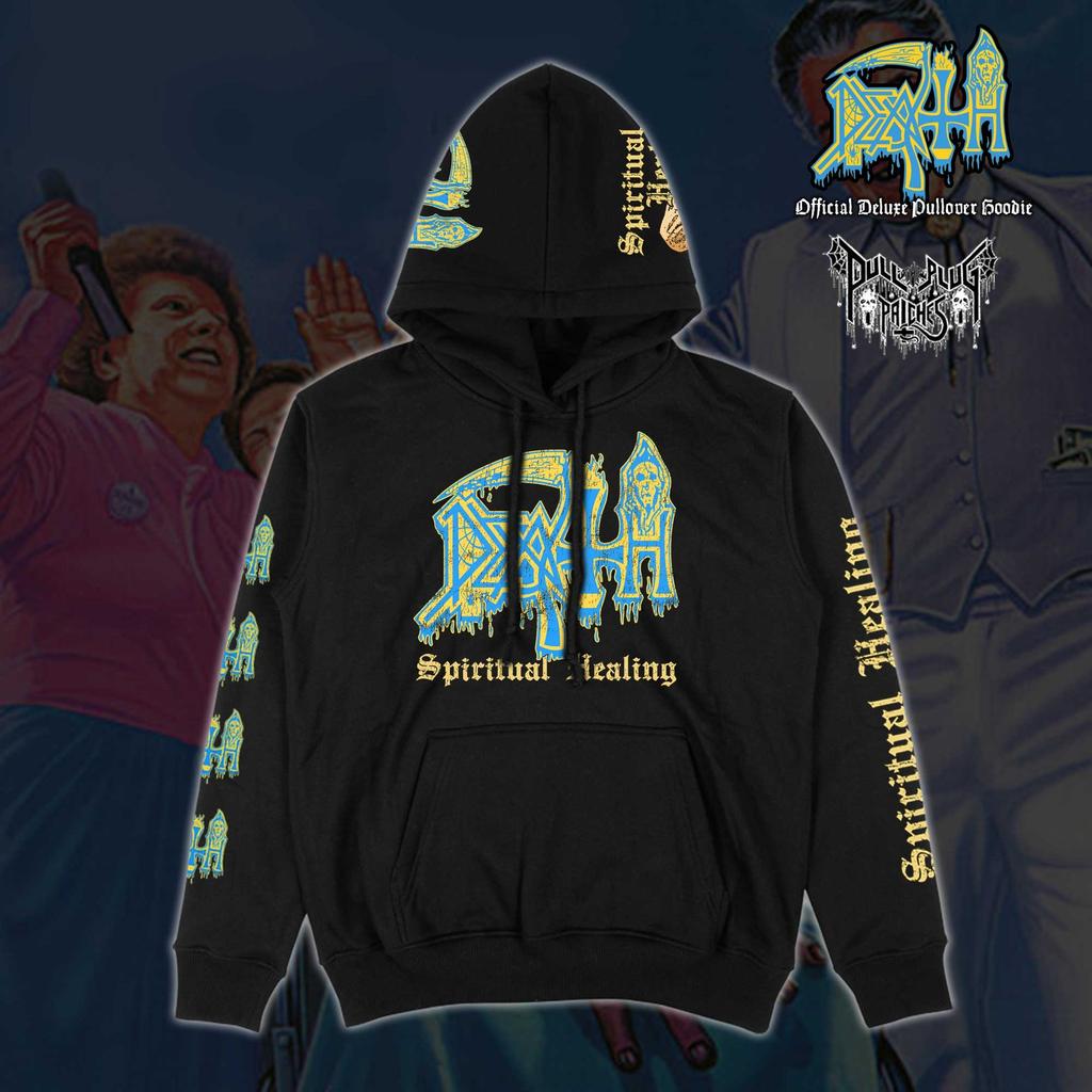 Death Spiritual Healing Hoodie Mannen Vrouwen Oversized Amerikaanse Death Metal Band Sweatshirt Street Y2k Fleece Vrouwelijke Mannen Kleding