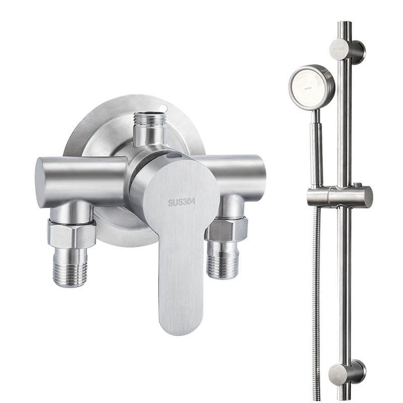 

Смесительный клапан для горячей и холодной воды из нержавеющей стали 304, настенный смеситель для душа, переключатель водонагревателя, смесительный клапан, душ для ванной комнаты