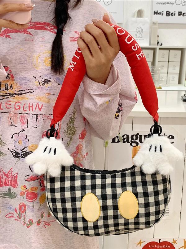 Korean Niche Plaid Handbag: Fashionable Versatile Women's Shoulder Crossbody