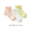3 Pairs Cotton Girls Socks for Spring Summer Ruffles Mesh Baby Socks Children Baby Little Girl Clothing Cute Accessories