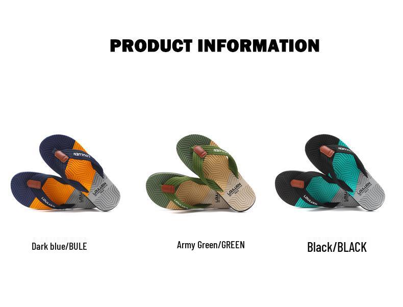 Trendy Men's Summer Flip-Flops - New Style Toe-Post Sandals for the Beach