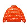 New Era Reversible Fitted Shiny Dopamine Down Jacket Women Jackets Orange 12877424
