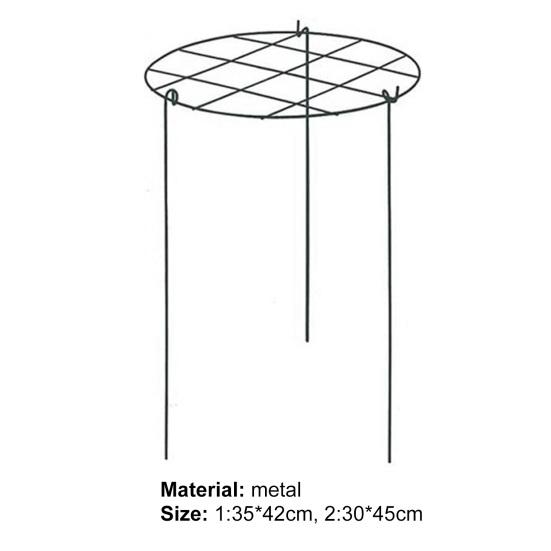 Flower Support Ring Useful Solid Metal Peony Flower Support Stake for Garden