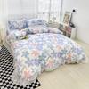 New Pure Cotton Environmental Protection Digital Printing Flower Fairy Women's Lace Large Lace Bed Cover Three-Piece Set Four-Piece Set