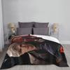 Sylus Style Love And Deepspace Blankets Soft Warm Flannel Throw Blanket Bedspread for Bed Living room Picnic Travel Home Couch