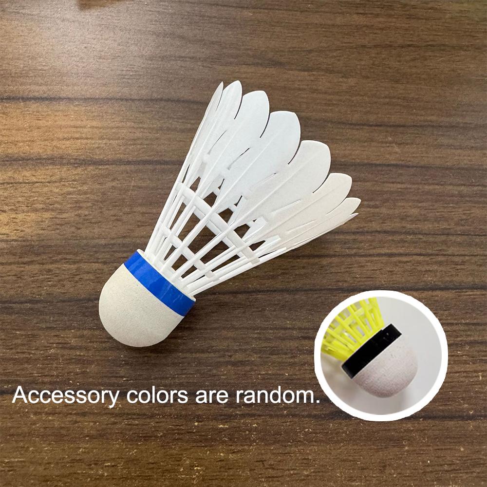 12 Stück Nylon Badminton, Langlebig, Speziell für Wettkampf und Training entwickelt, Outdoor- und Indoor-Übungs-Badminton