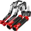 För APRILIA SHIVER750 SHIVER 750 2007-2016 Motorcykel Justerbara bromsar Förlängbara kopplingshandtag Handtag Handtag End 2015 14