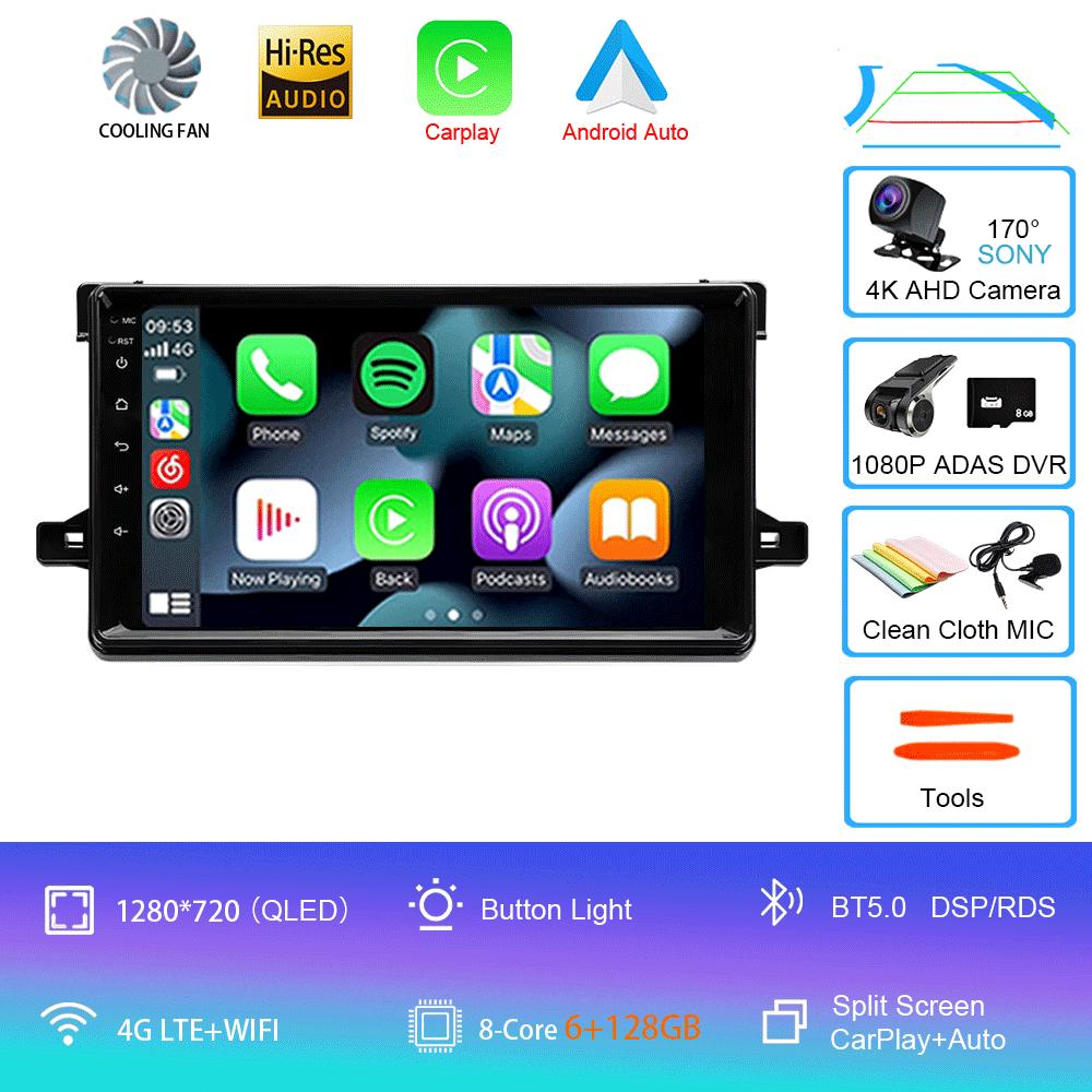 Android 14 For Toyota Prius XW50 2015 2016 2017 2018 2019 2020 Car Radio GPS Carplay Multimedia Player Navigation Stereo Auto BT