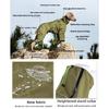 Large Dog Waterproof Winter Jumpsuit – Full Coverage Outdoor Windproof Reflective Dog Coat with Fleece Lining