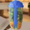 Portable Salad Cup With Fork Fresh Salad Container Bottle Vegetable Fruit Breakfast Lunch Carry To Go For Work Travel Picnic