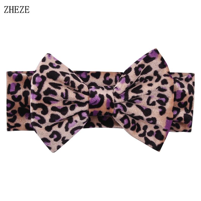 Baby Soft 5" Hair Bow Headband Kids Girls Velvet Headwrap Turband Toddler Photo Pro DIY Hair Accessories