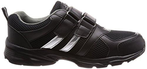 Heigy CM-1711M Men's Lightweight Safety Shoes for Light Work, Velcro Toe Cap, Size 27.0 Cm, Black