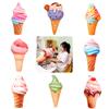 Cone Crispy Ice Cream Plush Toy Home Decoration Stuffed Doll Cushion Gift Kids