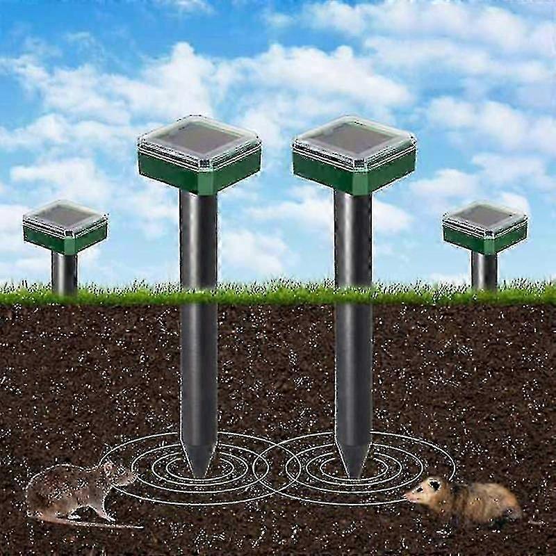 6dílný solární odpuzovač hadů pro venkovní použití, ultrazvukový odpuzovač hadů, solární odpuzovač hadů