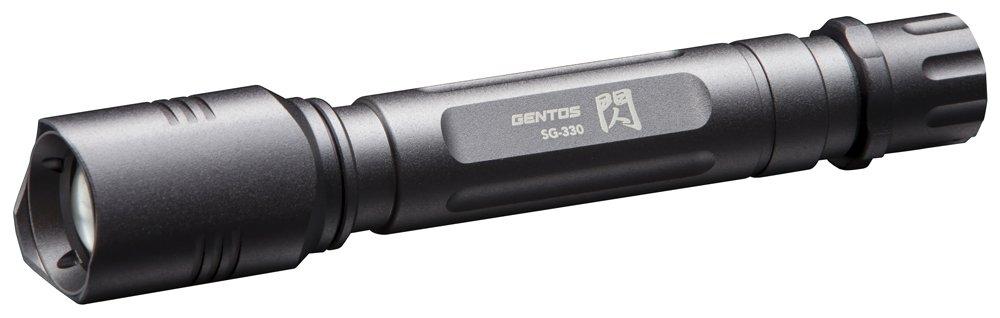 

GENTOS LED Flashlight 150 Practical Lighting 9 Flash 330 Compliant with ANSI Light for Power Disaster Prevention [Brightness Lumens, Hours/Waterproof] срібний