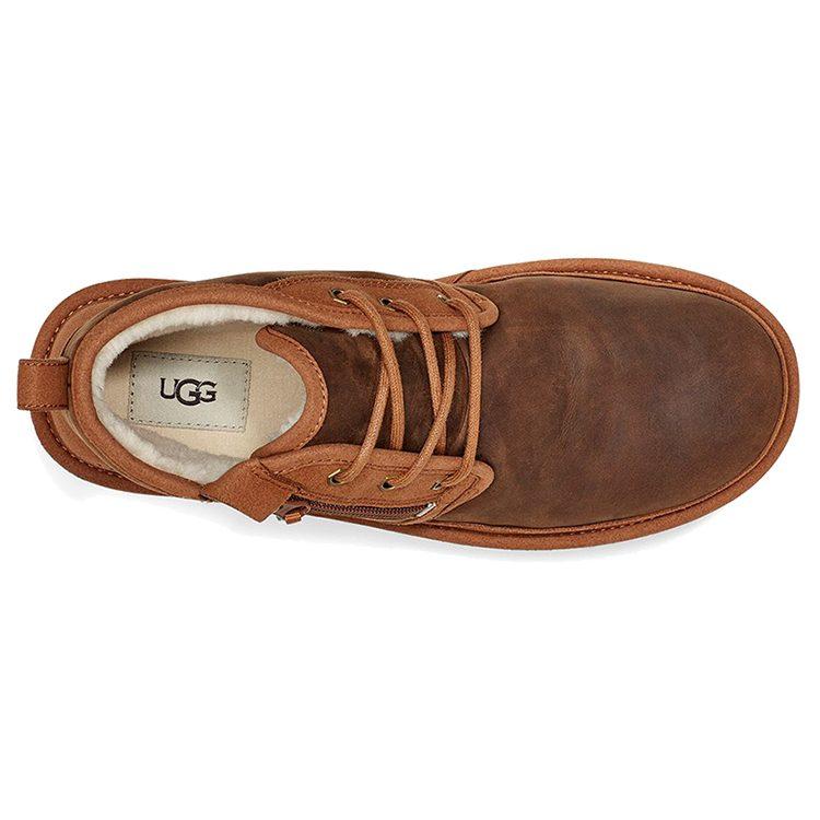 UGG Neumel Zip High Top Fleece Lined Brown 1103883-CHE