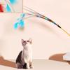 Cat Teaser Sturdy Creative Colorful Funny Cat Stick for Kitty