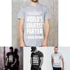 Worlds Greatest Farter Mens Funny Cotton Blend Tshirt Stylish Casual Dad Gift