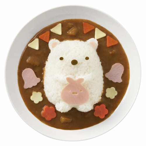 OSK (OSK) Deco Curry Cutter, Sumikko Gurashi Curry Rice Mold, Made in Japan, Stylish and Cute Cookware, Character Design, Kids Gift, LS-7
